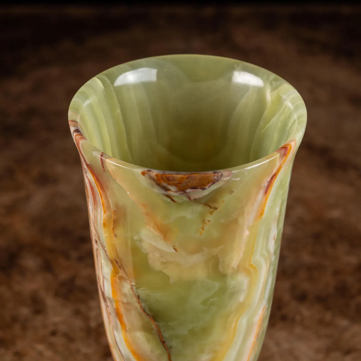 Calice in Onice verde