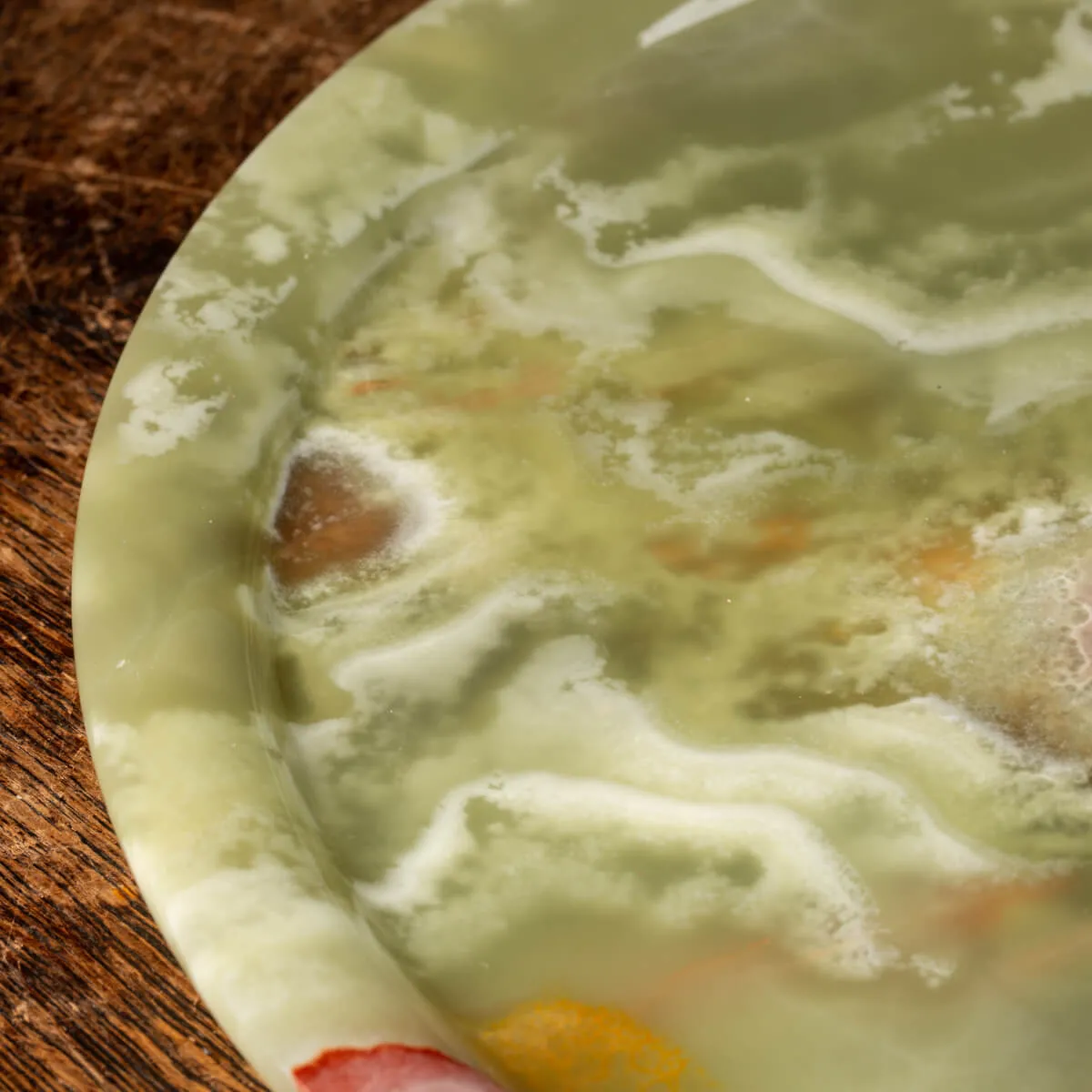 Vassoio in Onice verde