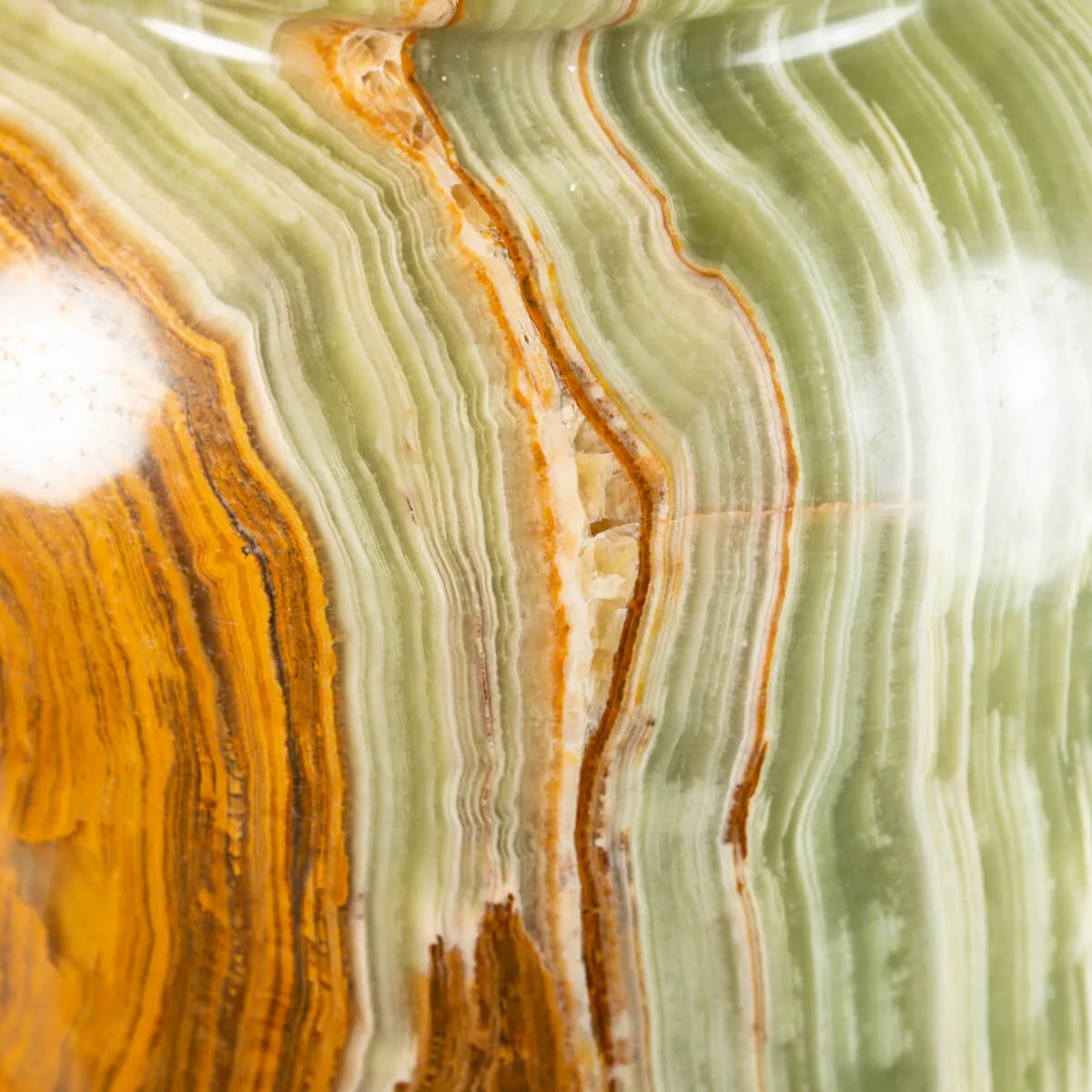 Vaso in Onice Verde