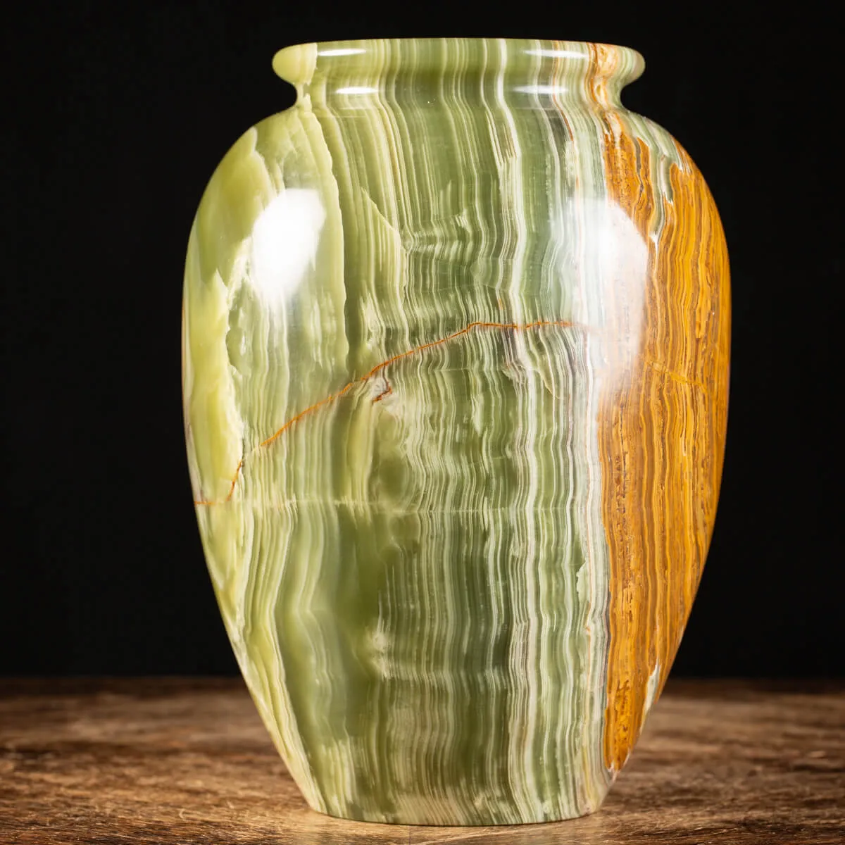 Vaso in Onice Verde
