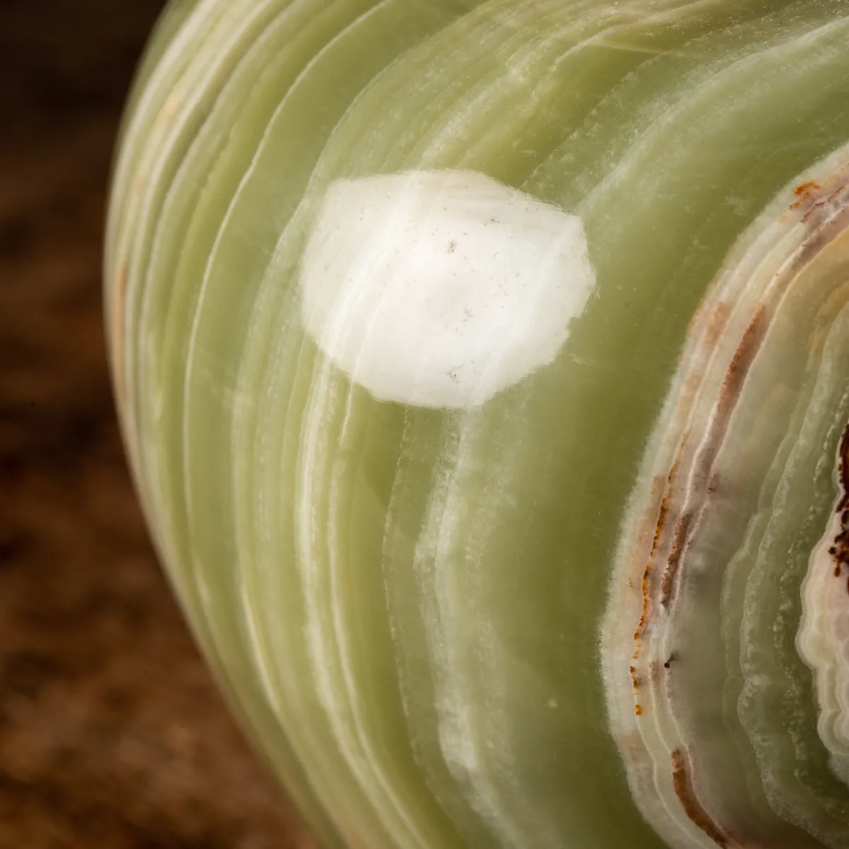 Vaso in Onice Verde