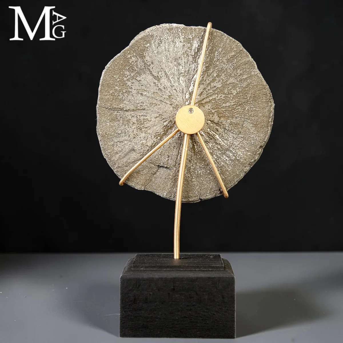 Pirite Sun – Formazione Discoidale di Pirite – Sparta, Illinois, USA.