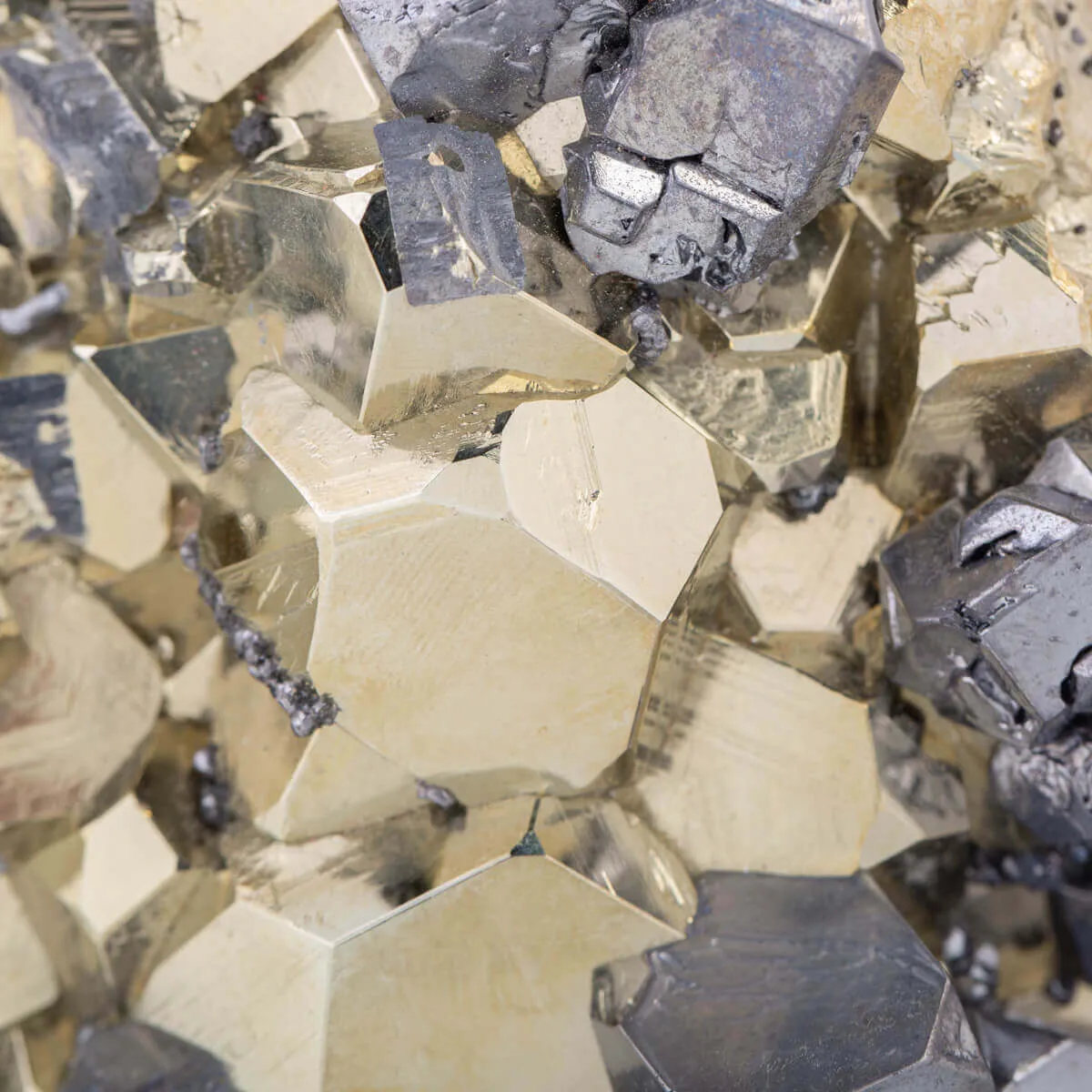 Calcopirite e Galena dalla Miniera di Huanzala, Perù.