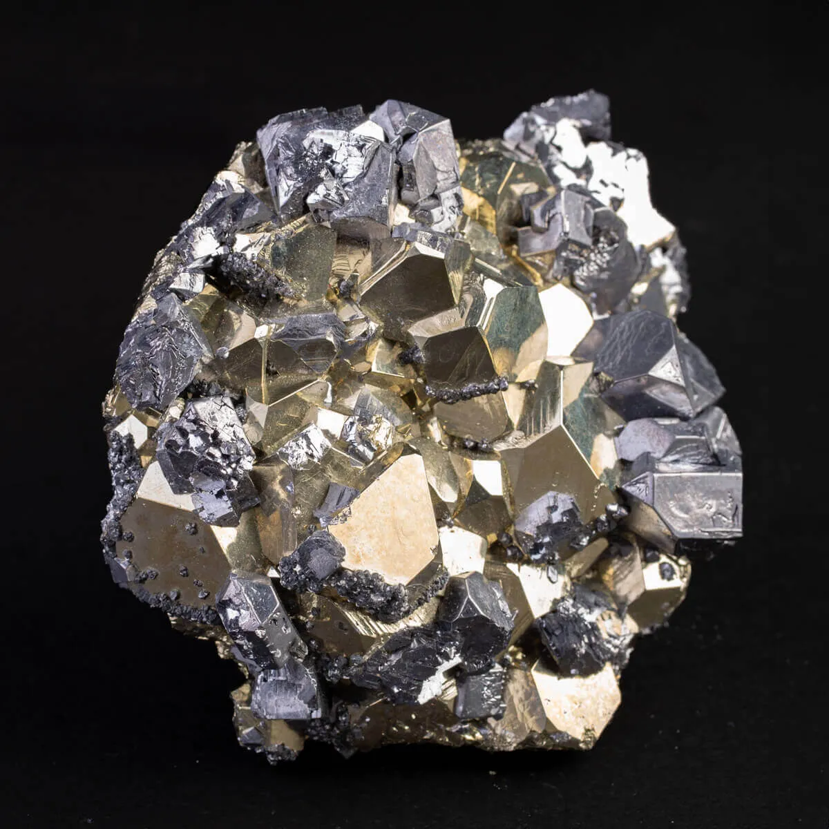 Calcopirite e Galena dalla Miniera di Huanzala, Perù.