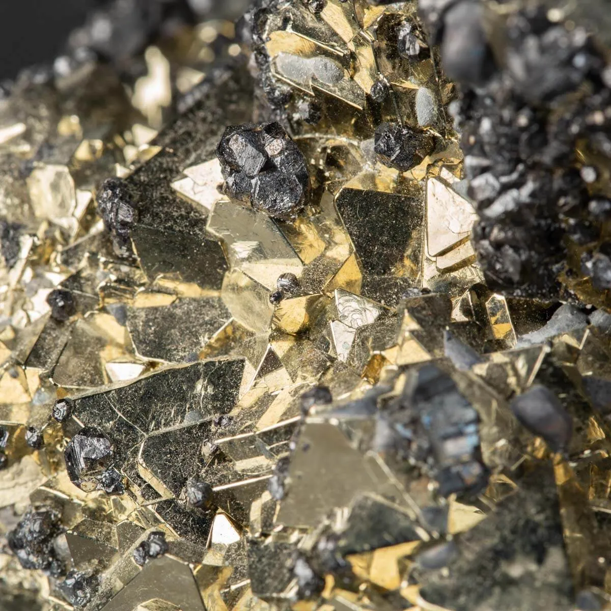 Cristalli di Pirite con Sfalerite