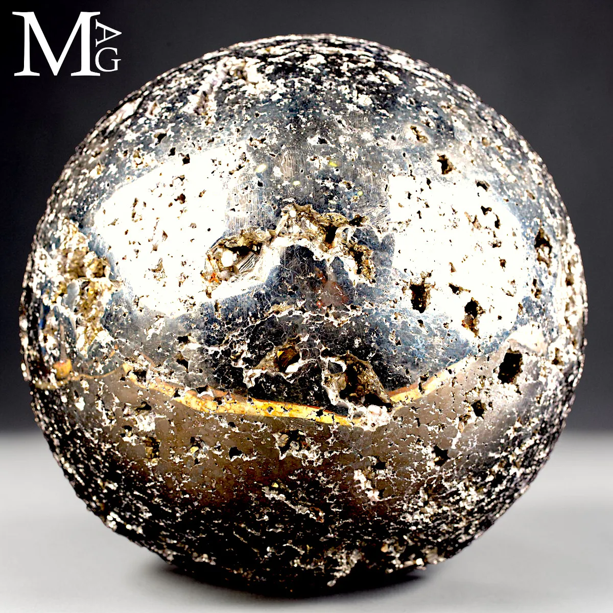 Sfera in Pirite Naturale – Miniera di Huanzala, Perù