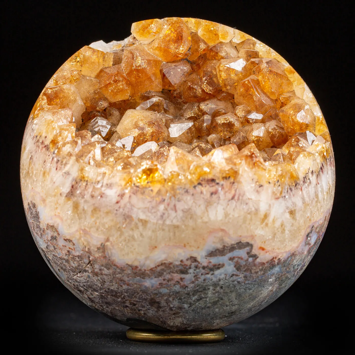 Sfera di Quarzo Citrino