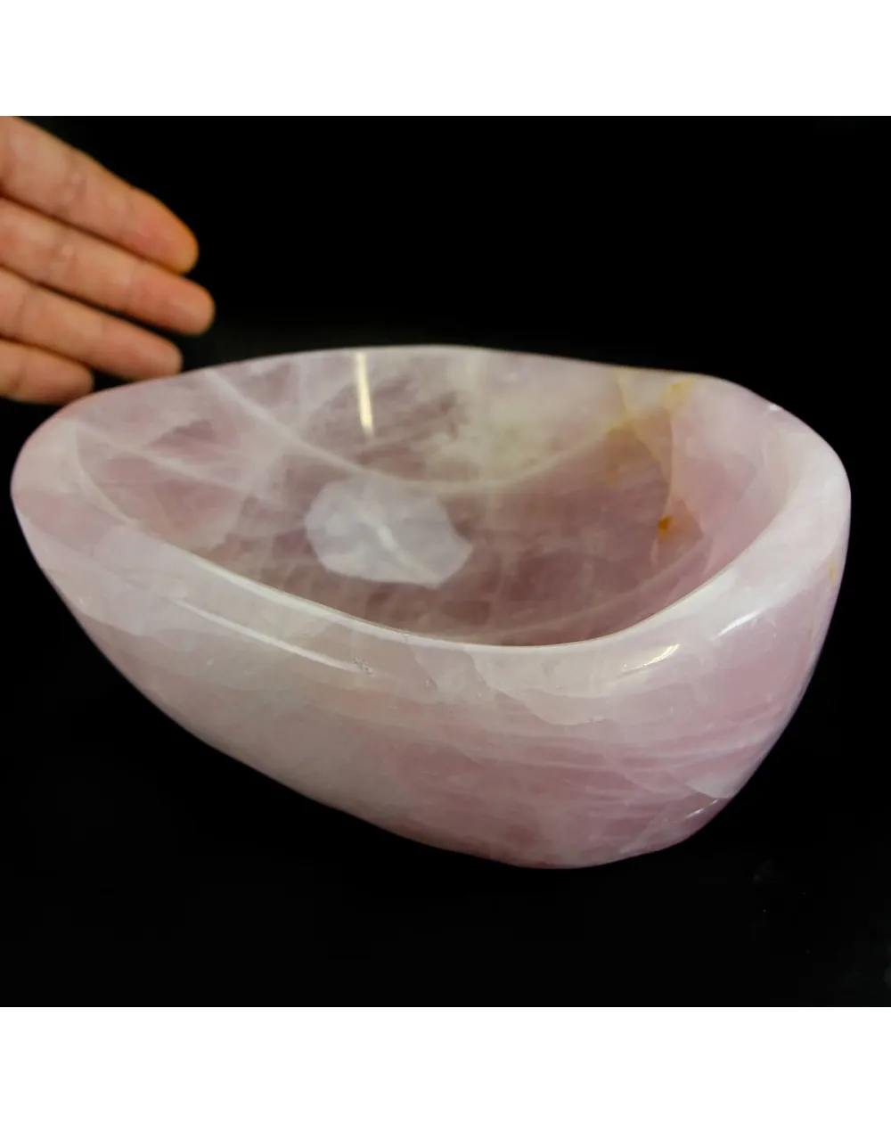 Portaoggetti in Quarzo Rosa