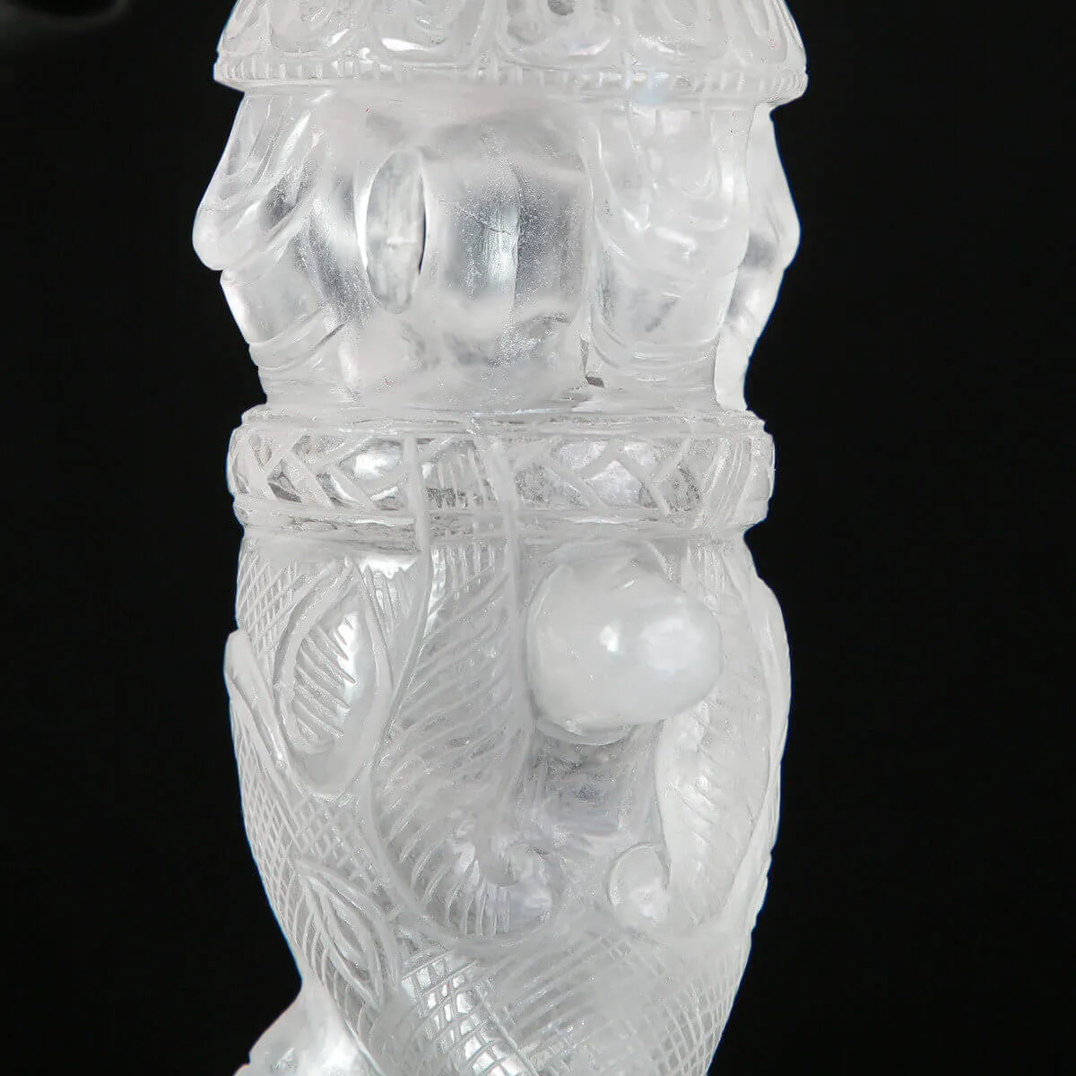 Intaglio in Quarzo Naturale dell'Himalaya - Vajra Sacro.