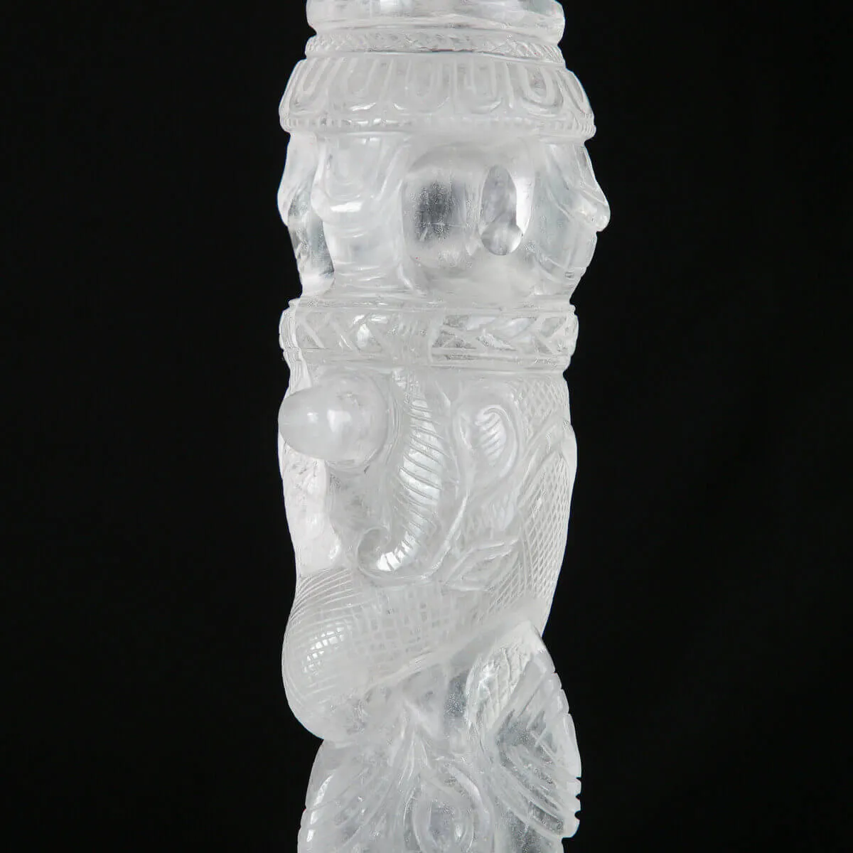 Intaglio in Quarzo Naturale dell'Himalaya - Vajra Sacro.