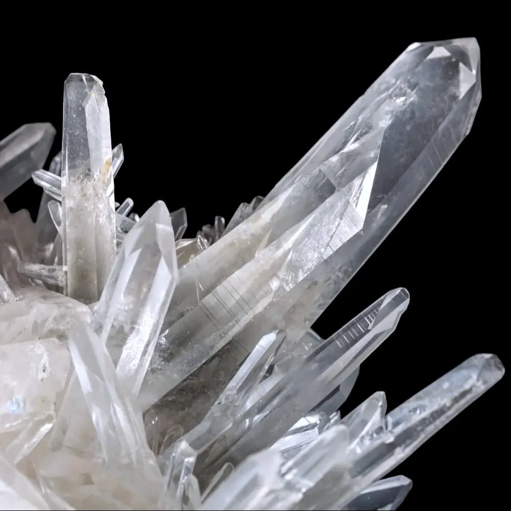 Cristalli di Quarzo Ialino e Striature Lemuriane –  Colombia