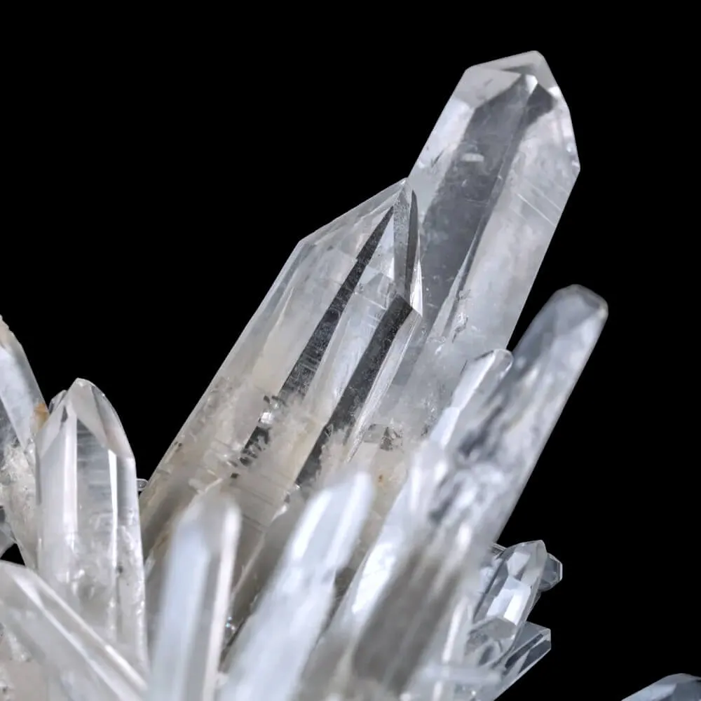 Cristalli di Quarzo Ialino e Striature Lemuriane –  Colombia