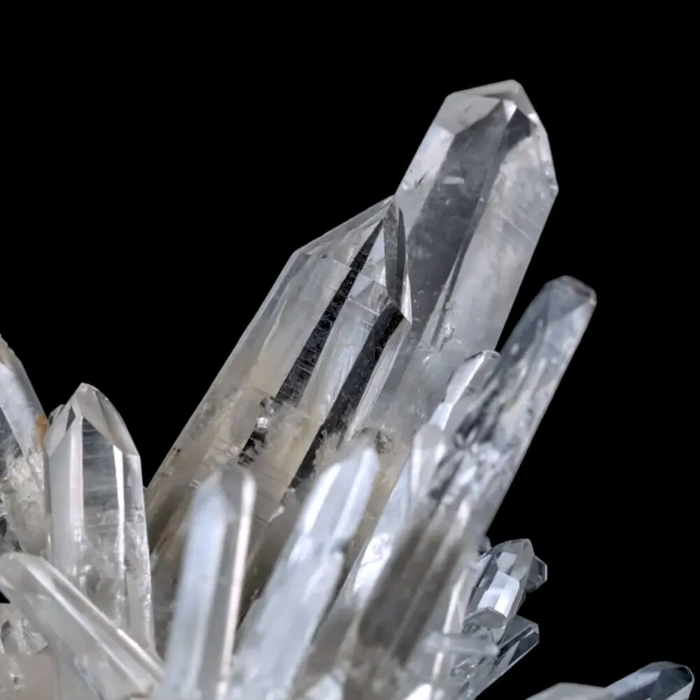 Cristalli di Quarzo Ialino e Striature Lemuriane –  Colombia