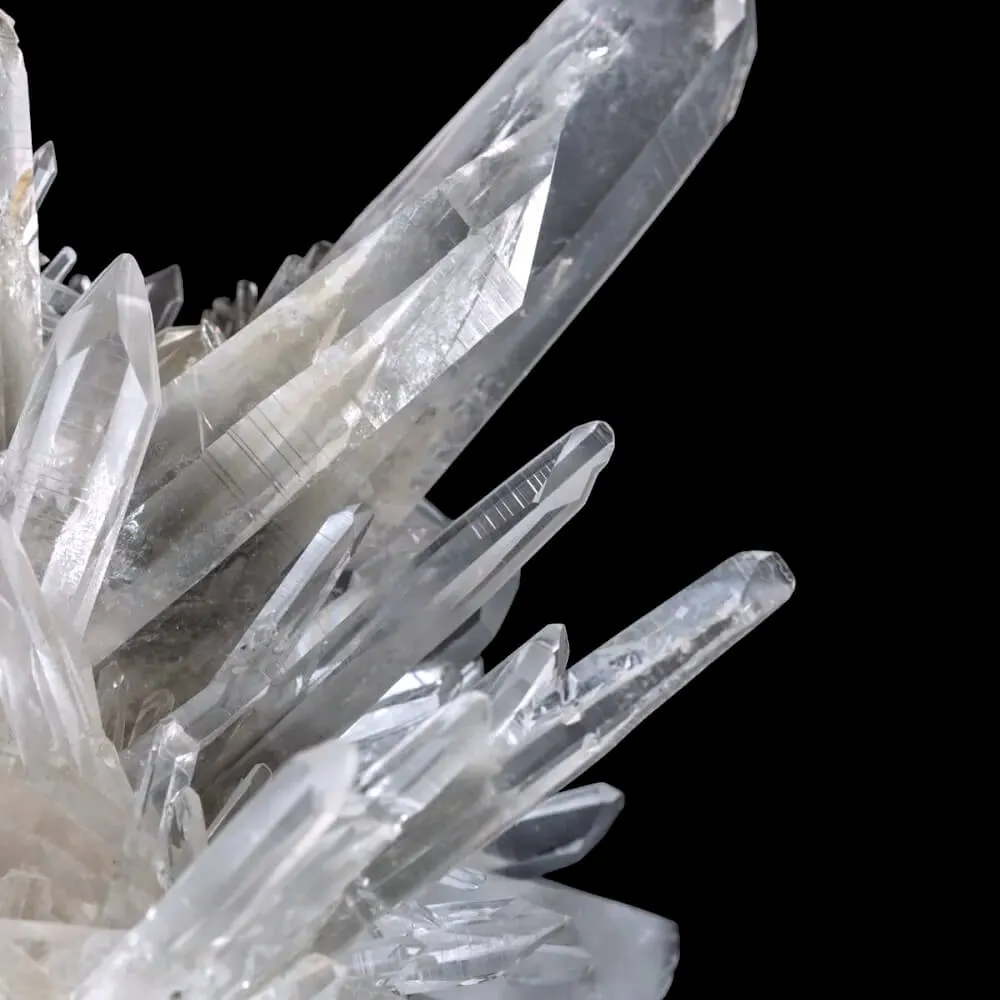 Cristalli di Quarzo Ialino e Striature Lemuriane –  Colombia