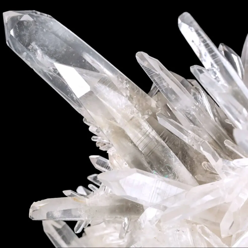 Cristalli di Quarzo Ialino e Striature Lemuriane –  Colombia