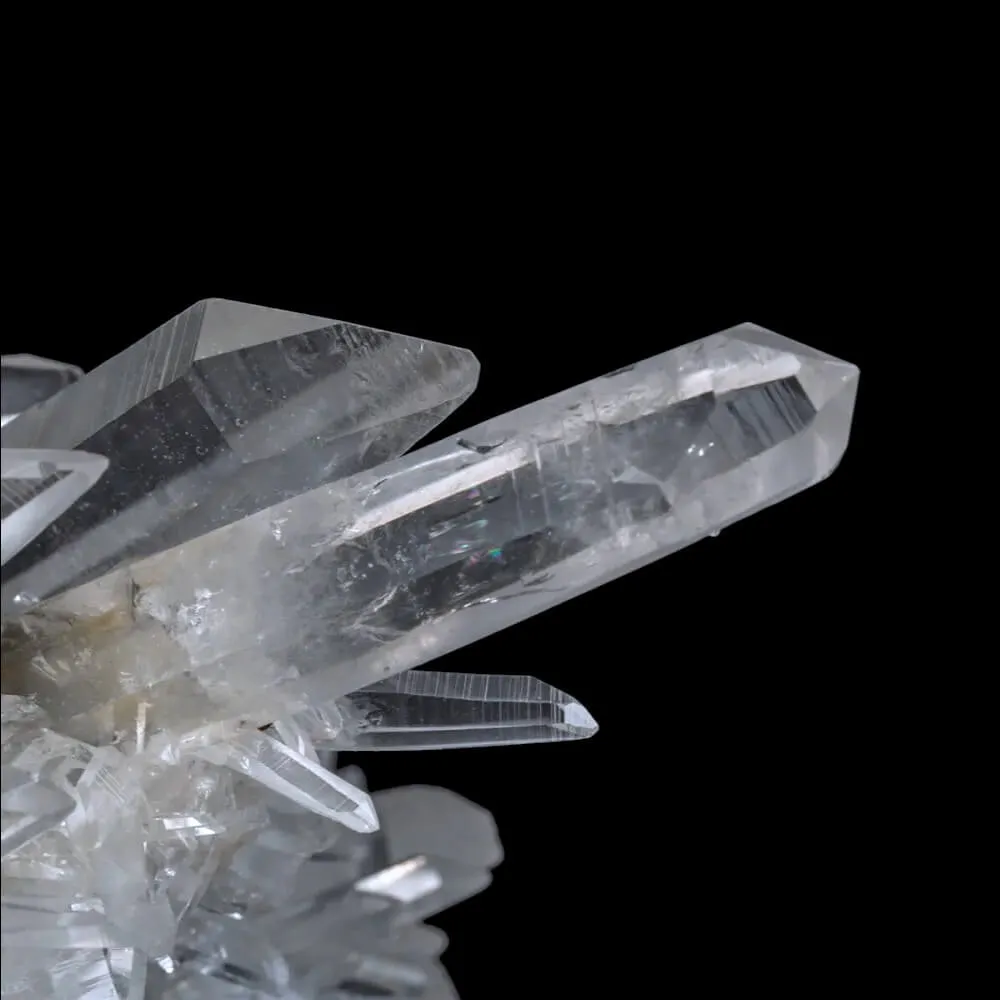 Cristalli di Quarzo Ialino e Striature Lemuriane –  Colombia