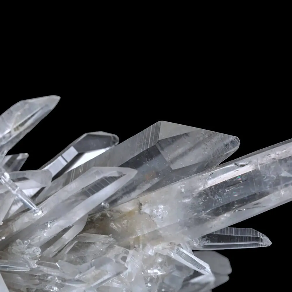 Cristalli di Quarzo Ialino e Striature Lemuriane –  Colombia