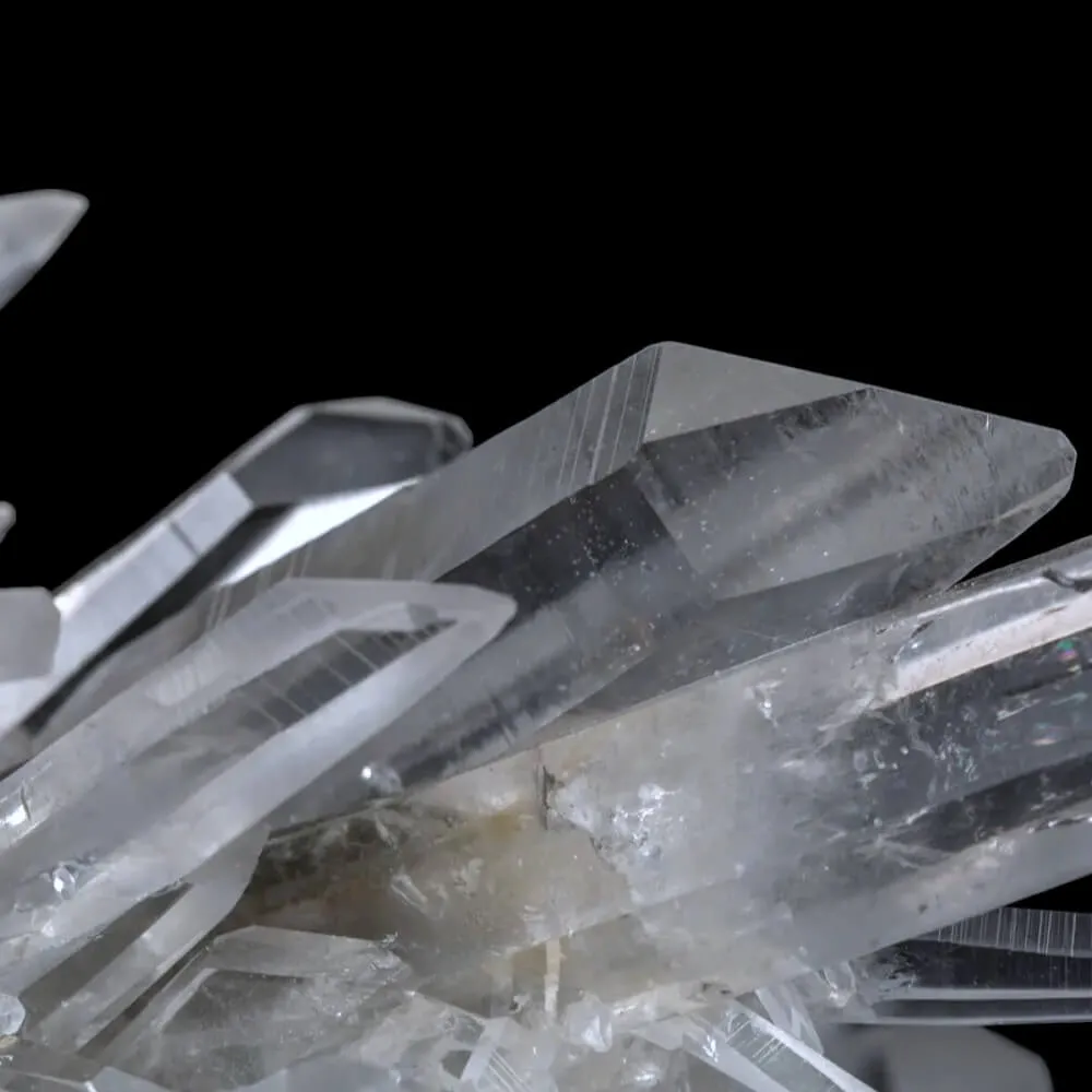 Cristalli di Quarzo Ialino e Striature Lemuriane –  Colombia