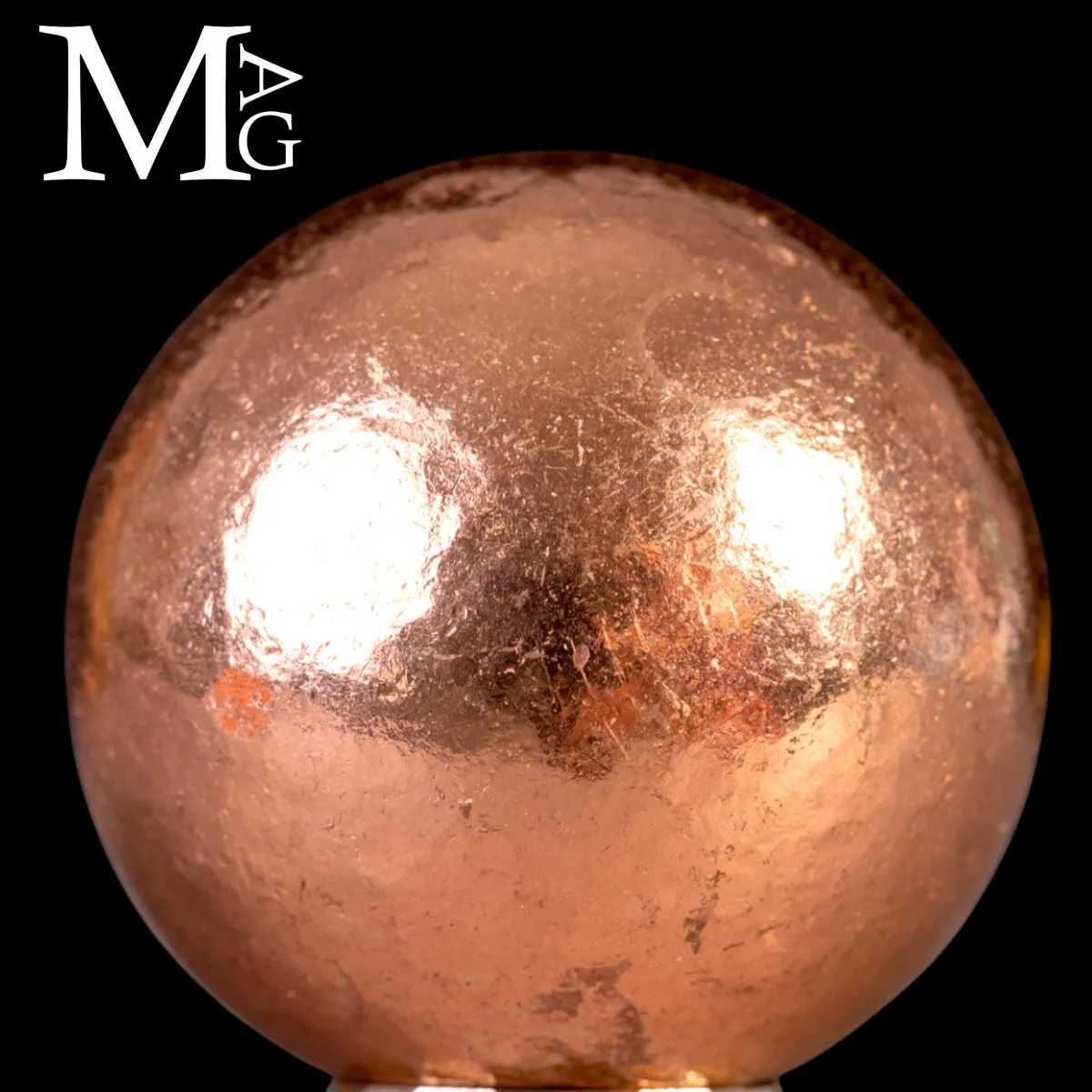 Sfera Solida in Rame Nativo – Essenza Primordiale della Terra.