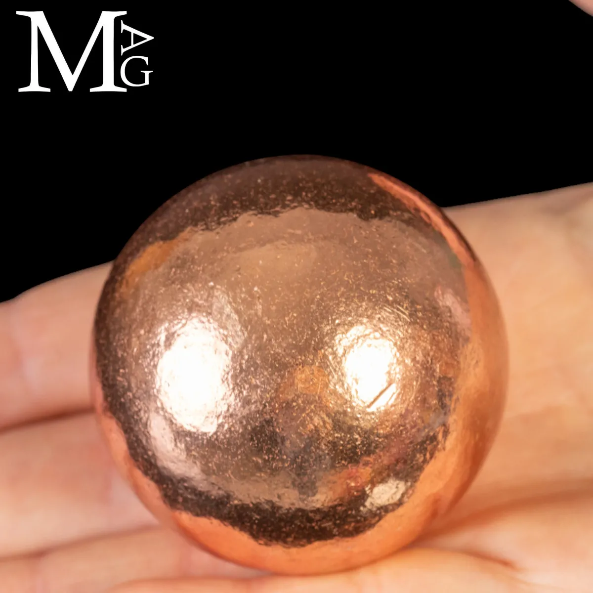 Sfera Solida in Rame Nativo – Essenza Primordiale della Terra.