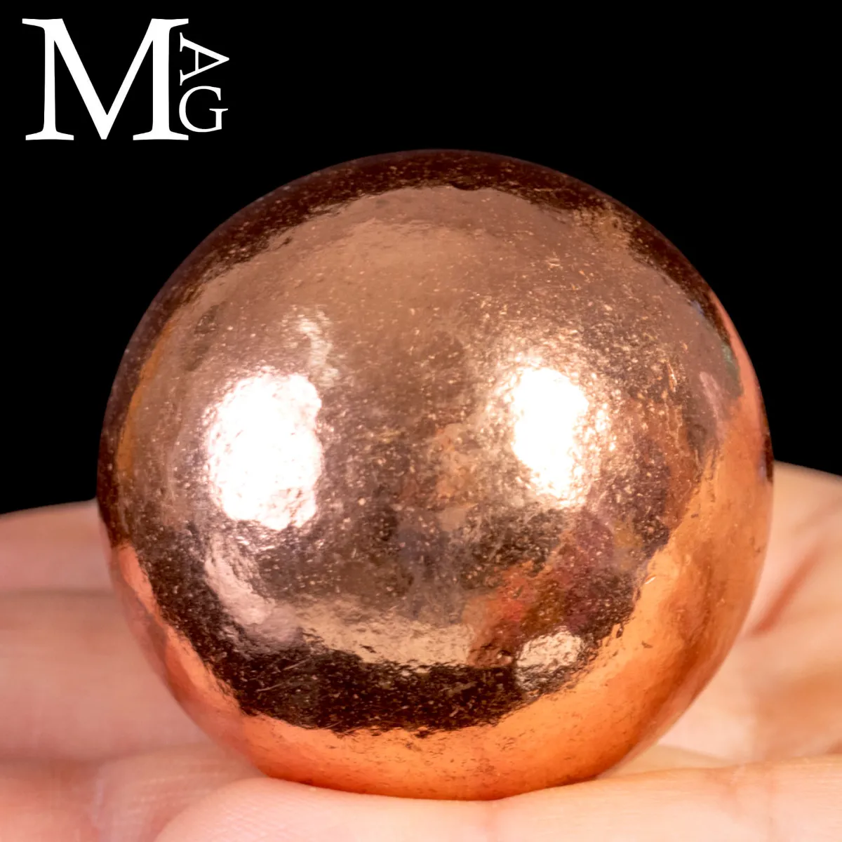 Sfera Solida in Rame Nativo – Essenza Primordiale della Terra.