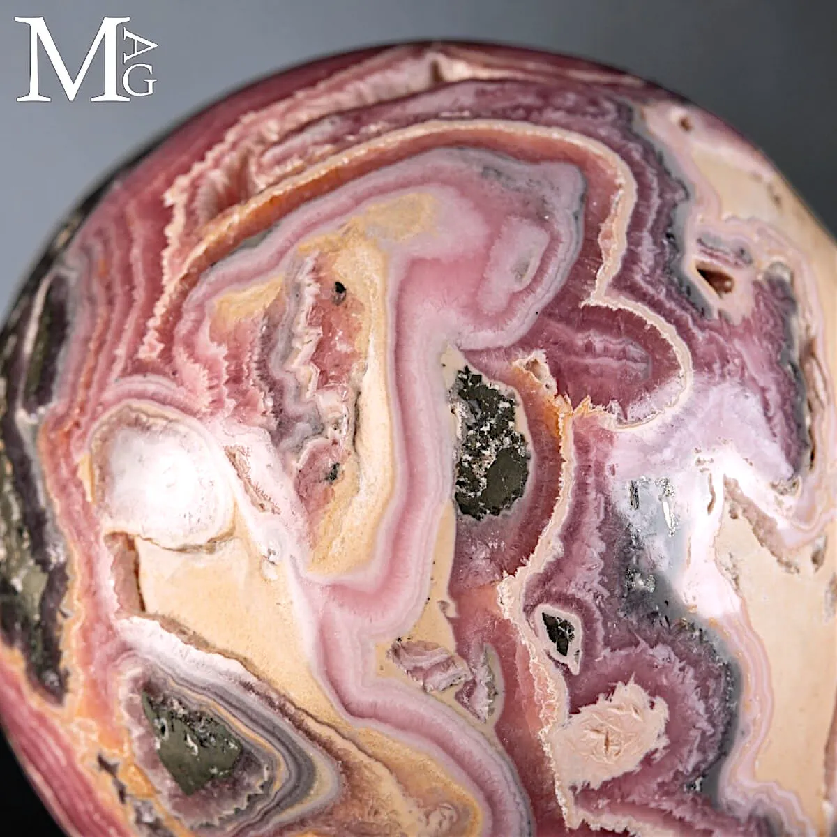 Sfera in Rodocrosite – Argentina