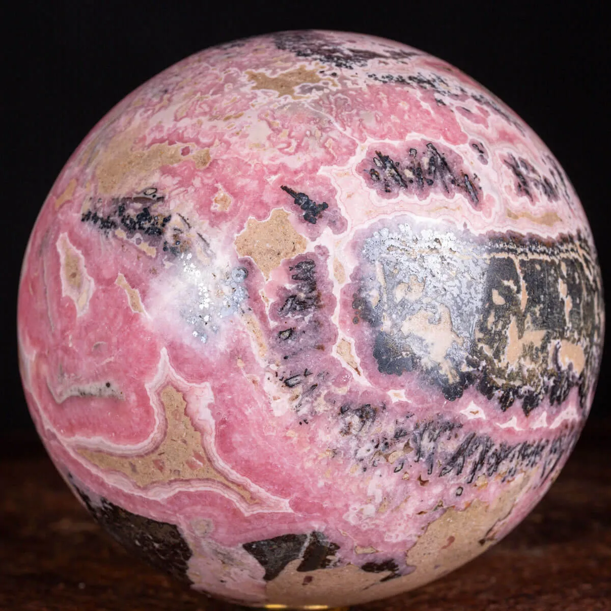 Grande Sfera in Rodocrosite