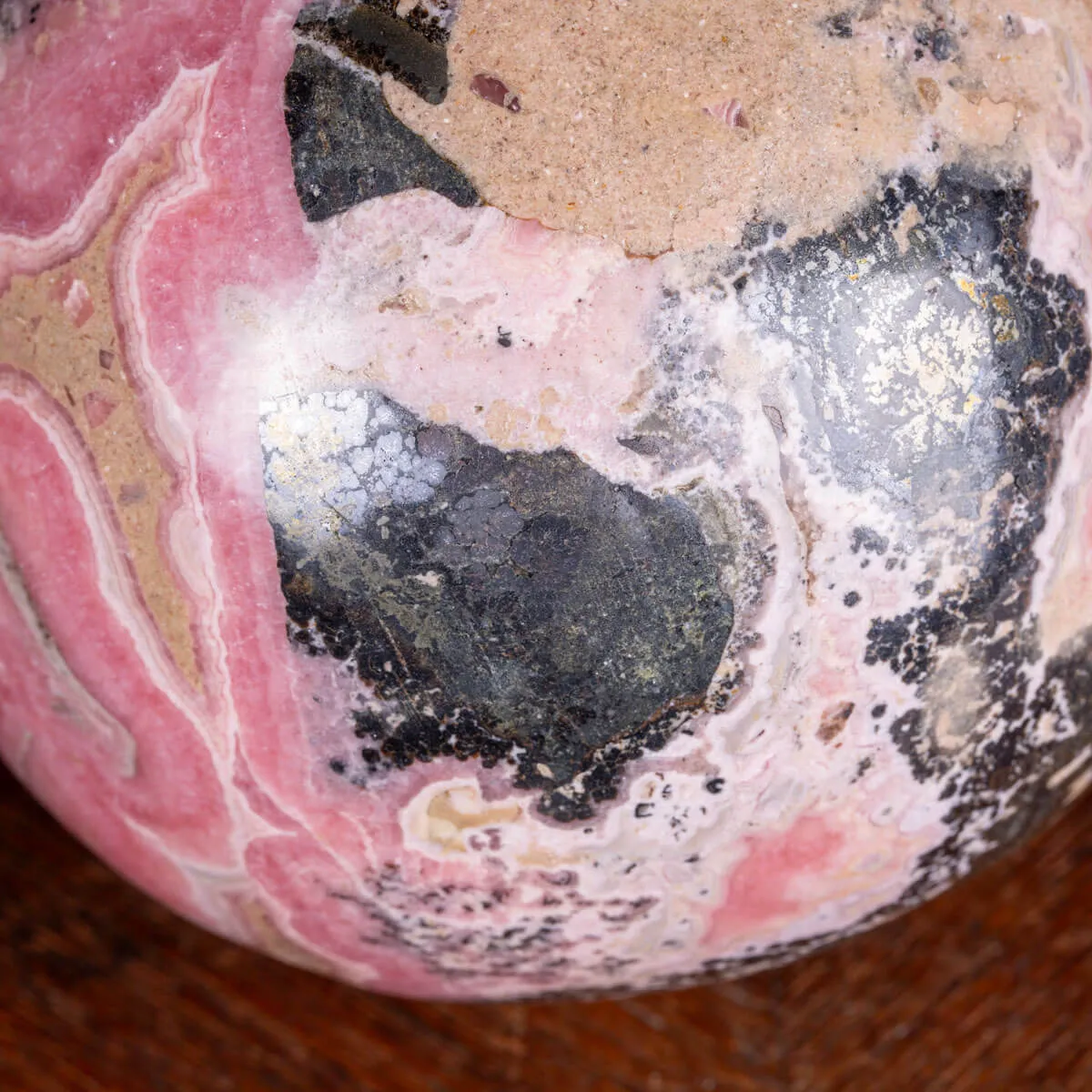 Grande Sfera in Rodocrosite