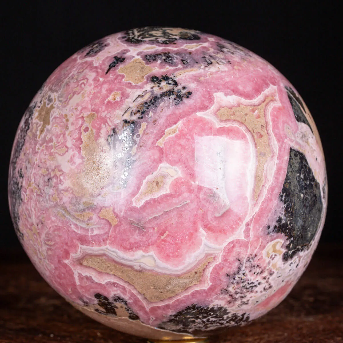 Grande Sfera in Rodocrosite