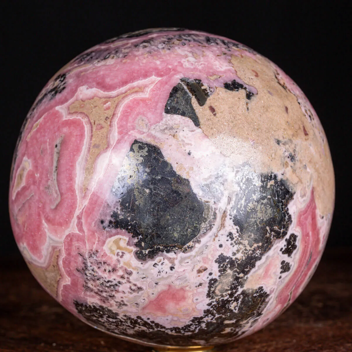 Grande Sfera in Rodocrosite