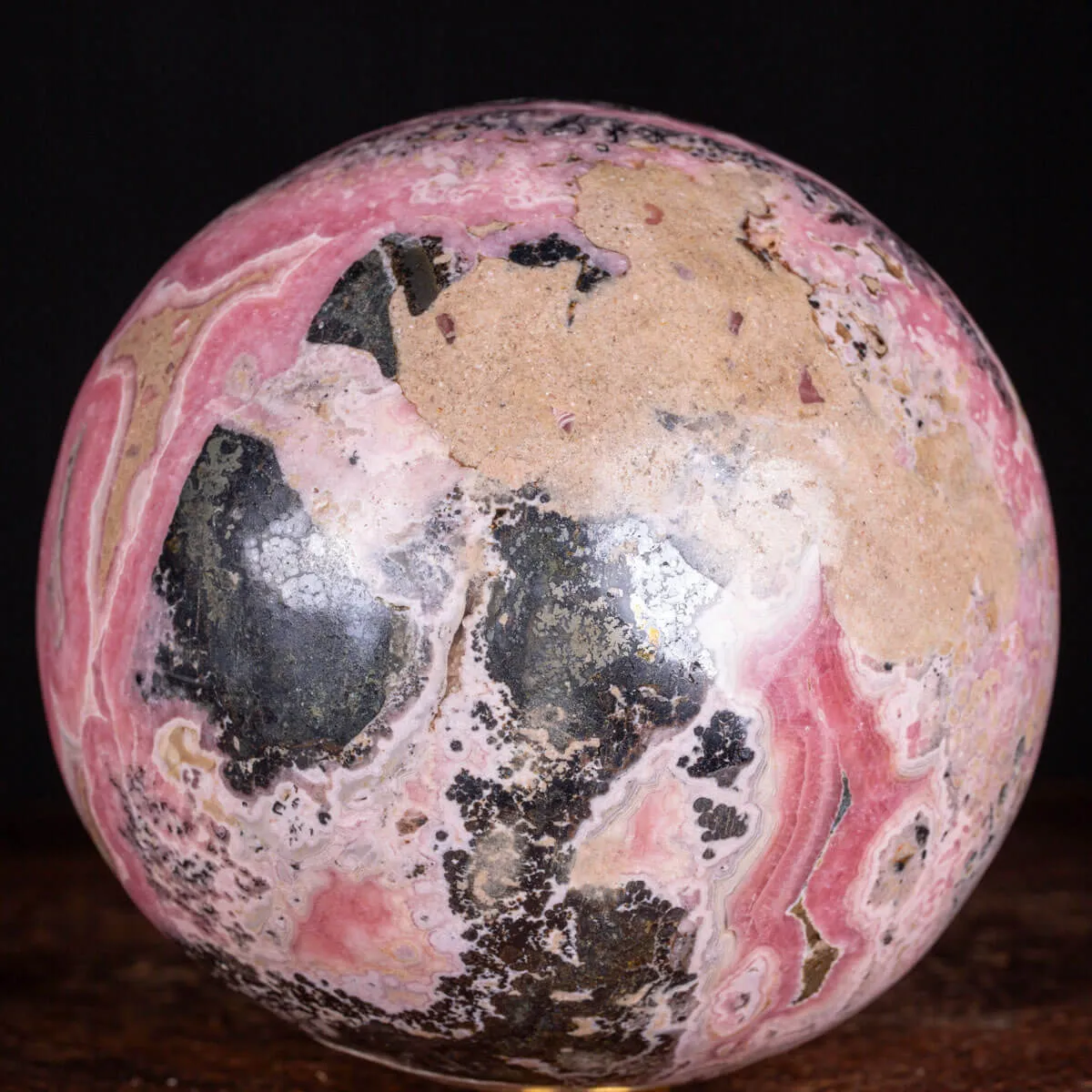 Grande Sfera in Rodocrosite