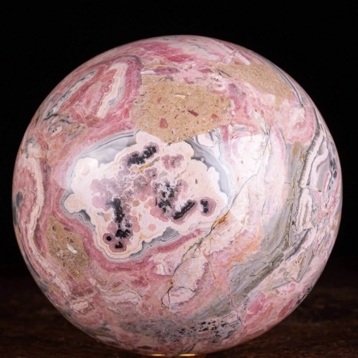 Grande Sfera di Rodocrosite dell'Argentina