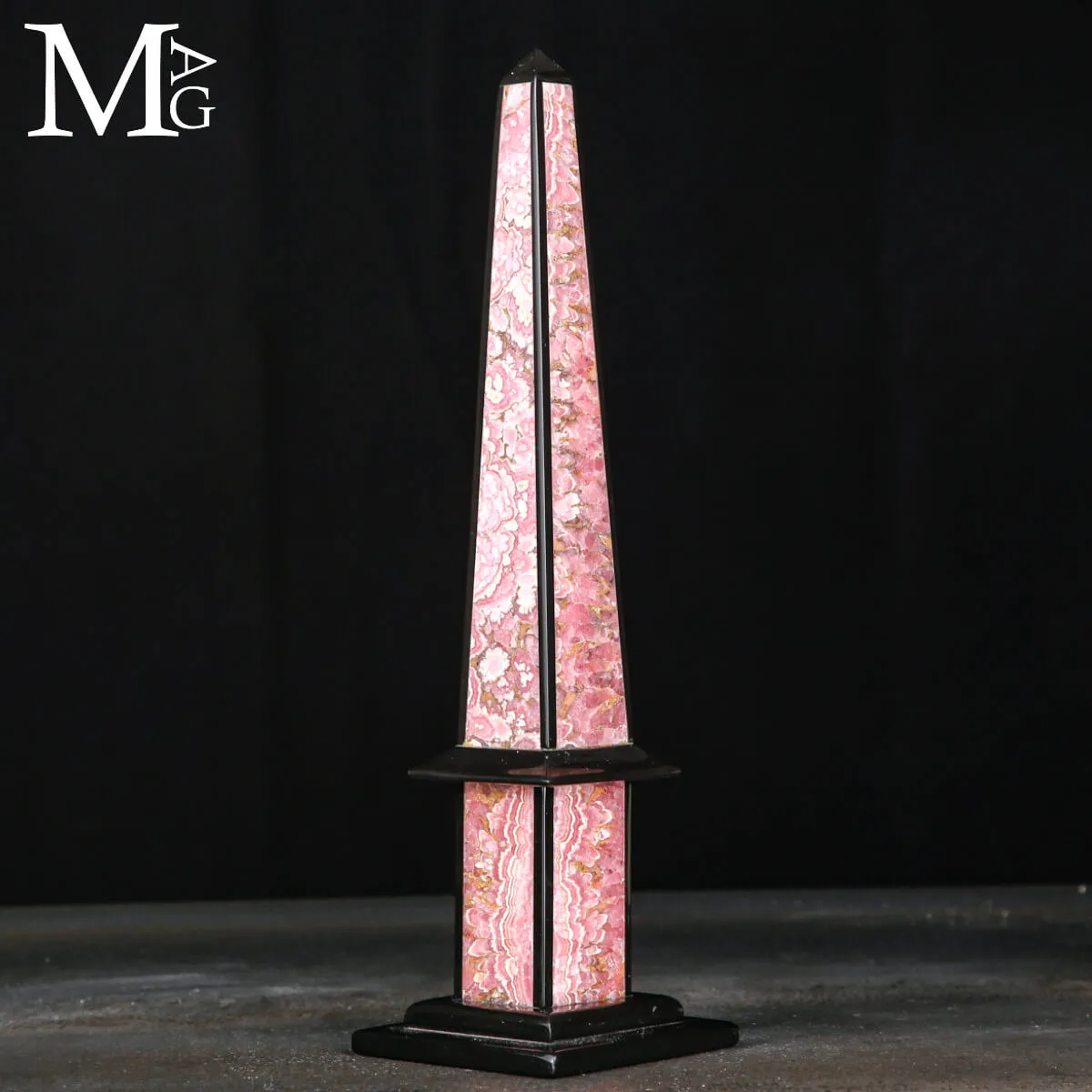 Obelisco in Rodocrosite – Il Rosa delle Ande