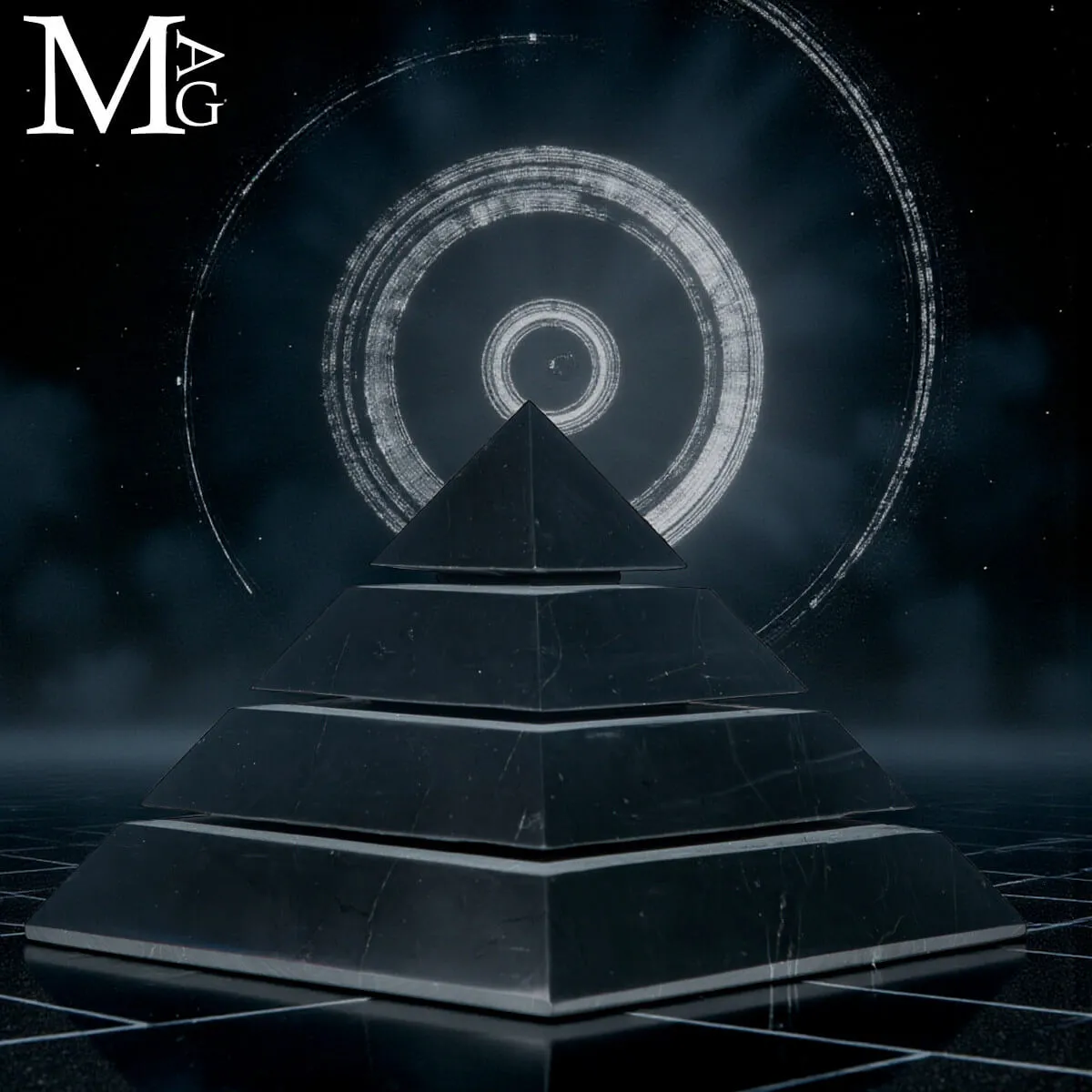 Apice del Silenzio – Piramide in Shungite, Geometria Primordiale.