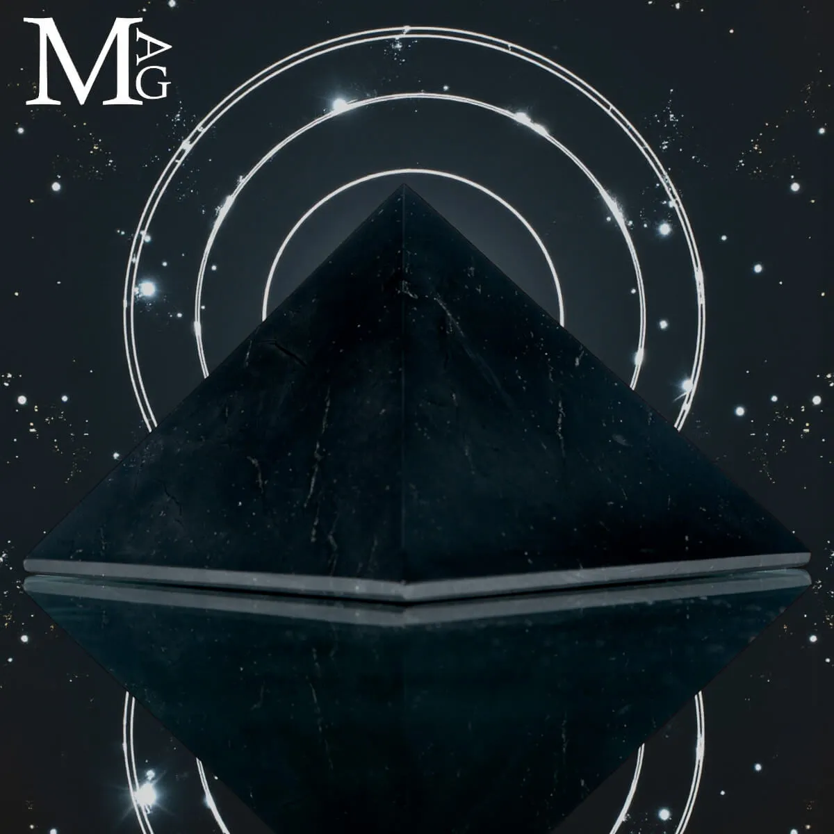 Piramide in Shungite - Asse del Nord - Geometria di Radicamento