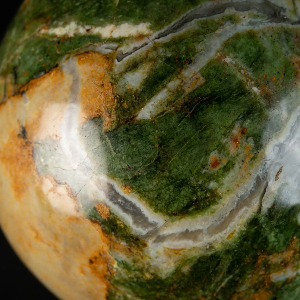 Sfera di Unakite Verde.