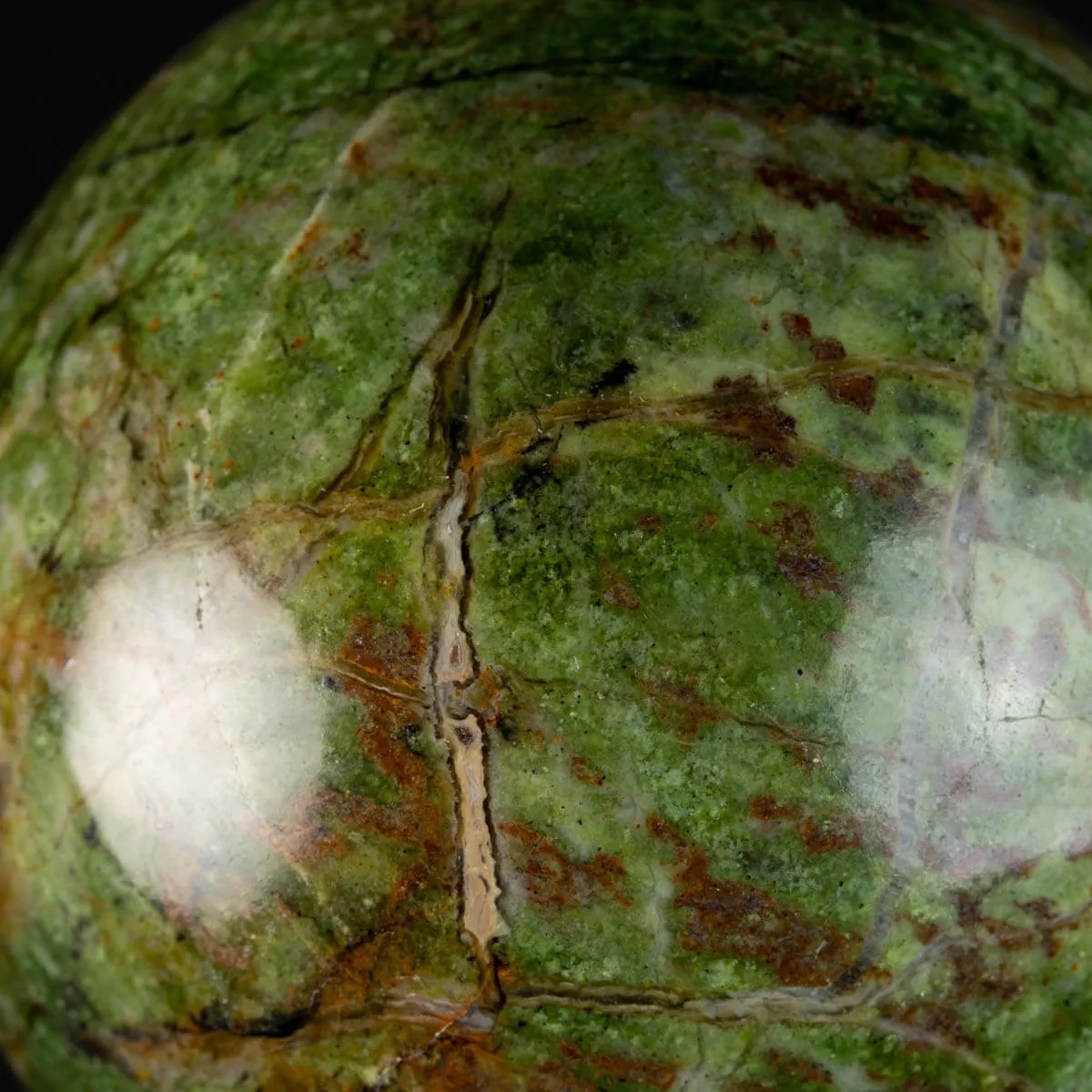Sfera di Unakite Verde.