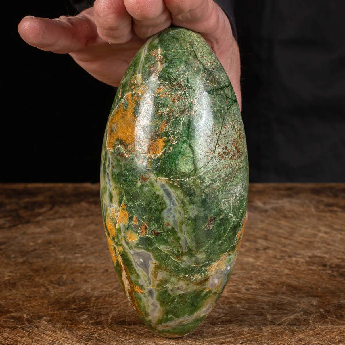 Unakite Shiva Lingam Healing Energy.