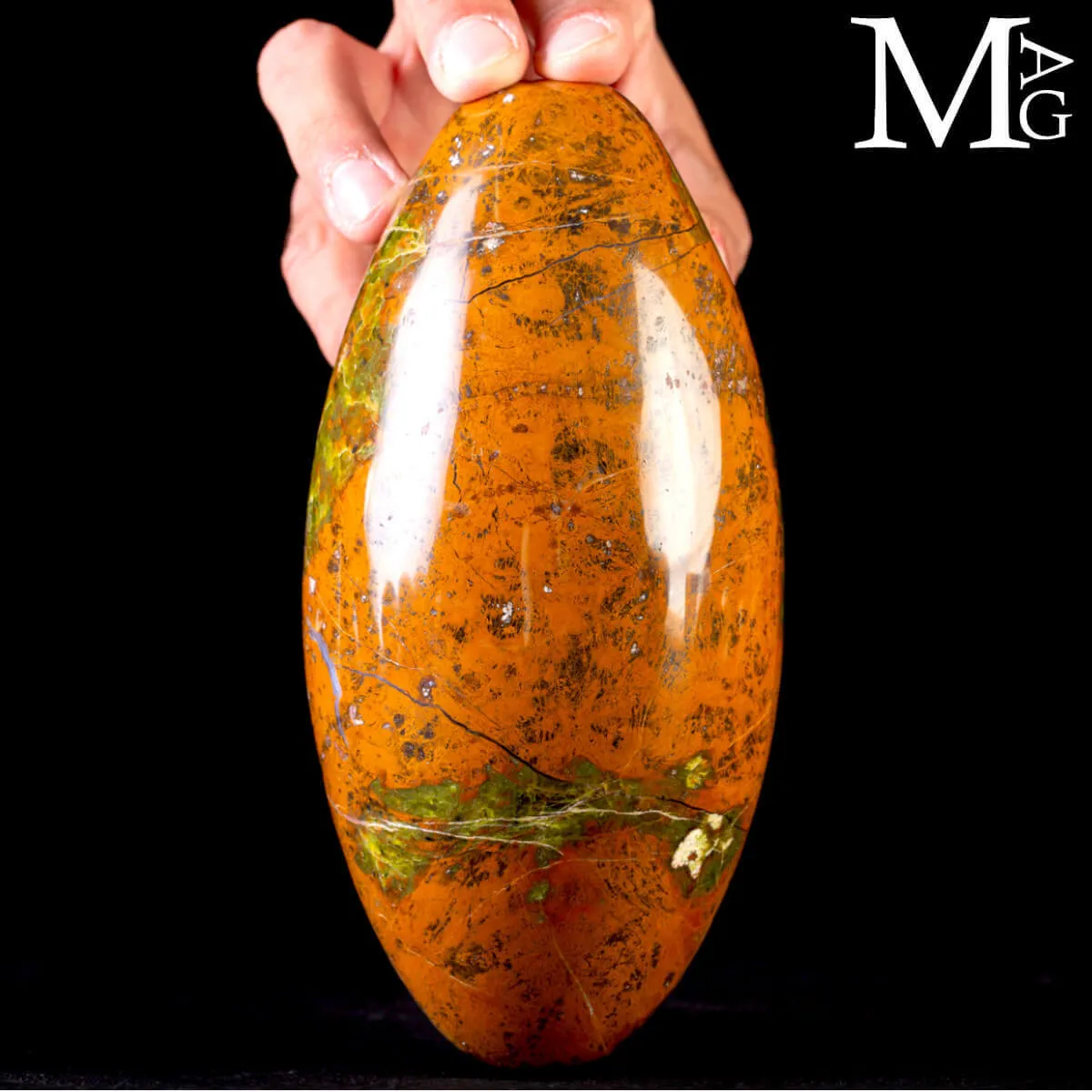 Shiva Lingam in Unakite – Madagascar
