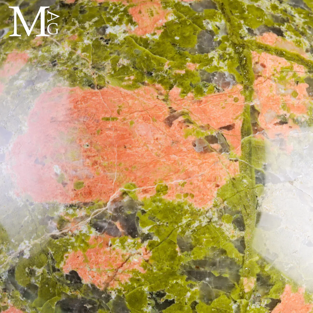 Sfera in Unakite Naturale – Epidoto e Feldspato