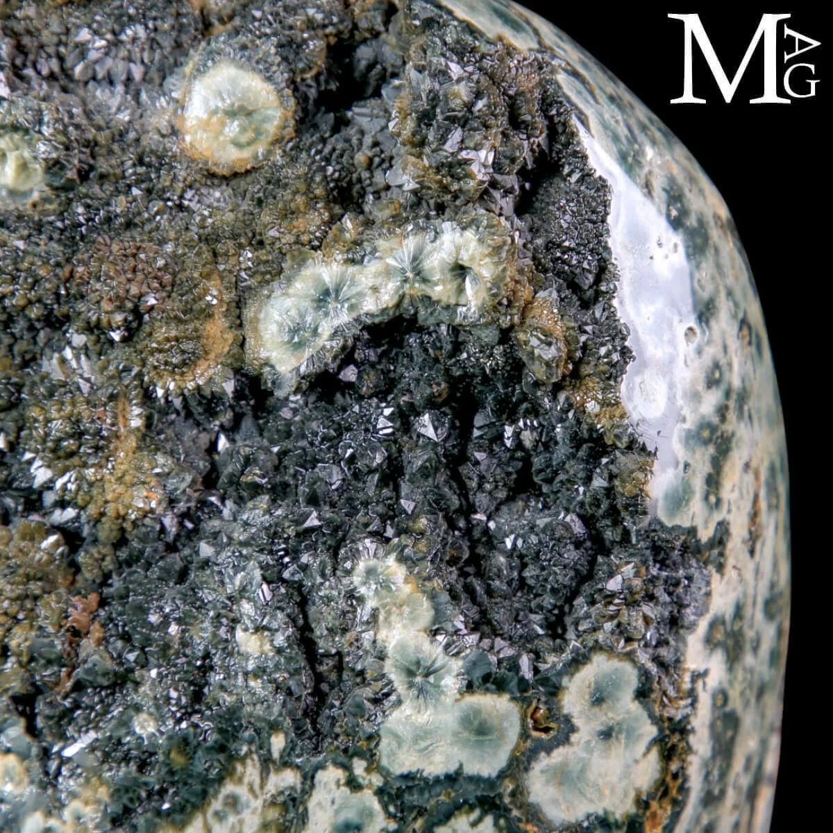 Ocean Jasper – Grande diaspro oceanico orbiculare della 4ª vena