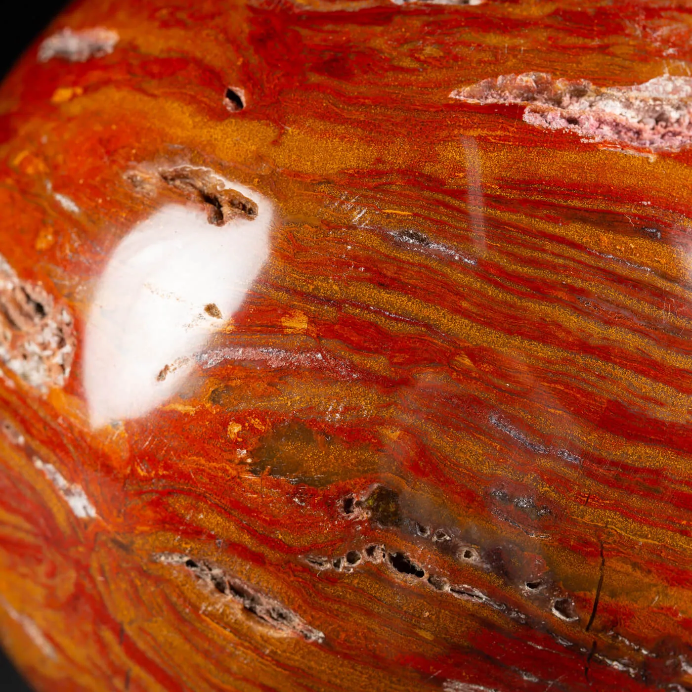 Sfera in Diaspro Rosso