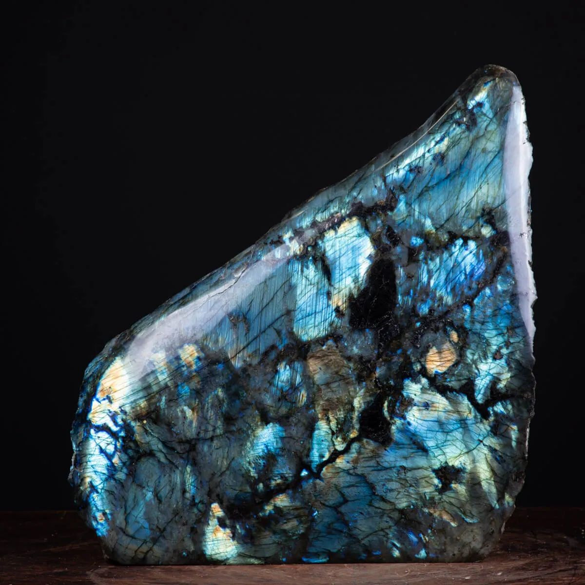 Pietra di Labradorite Unica per Design d'Interni.