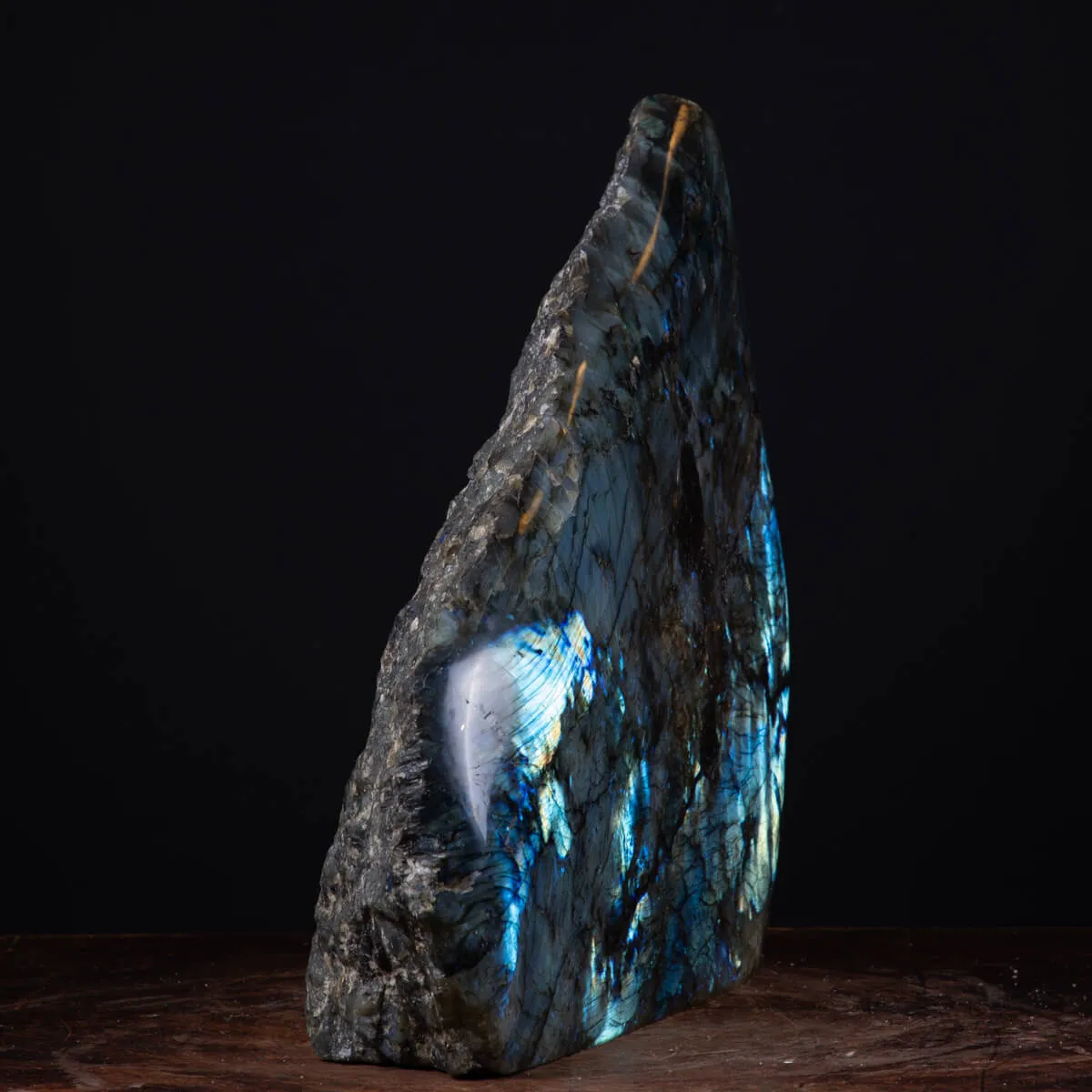 Pietra di Labradorite Unica per Design d'Interni.