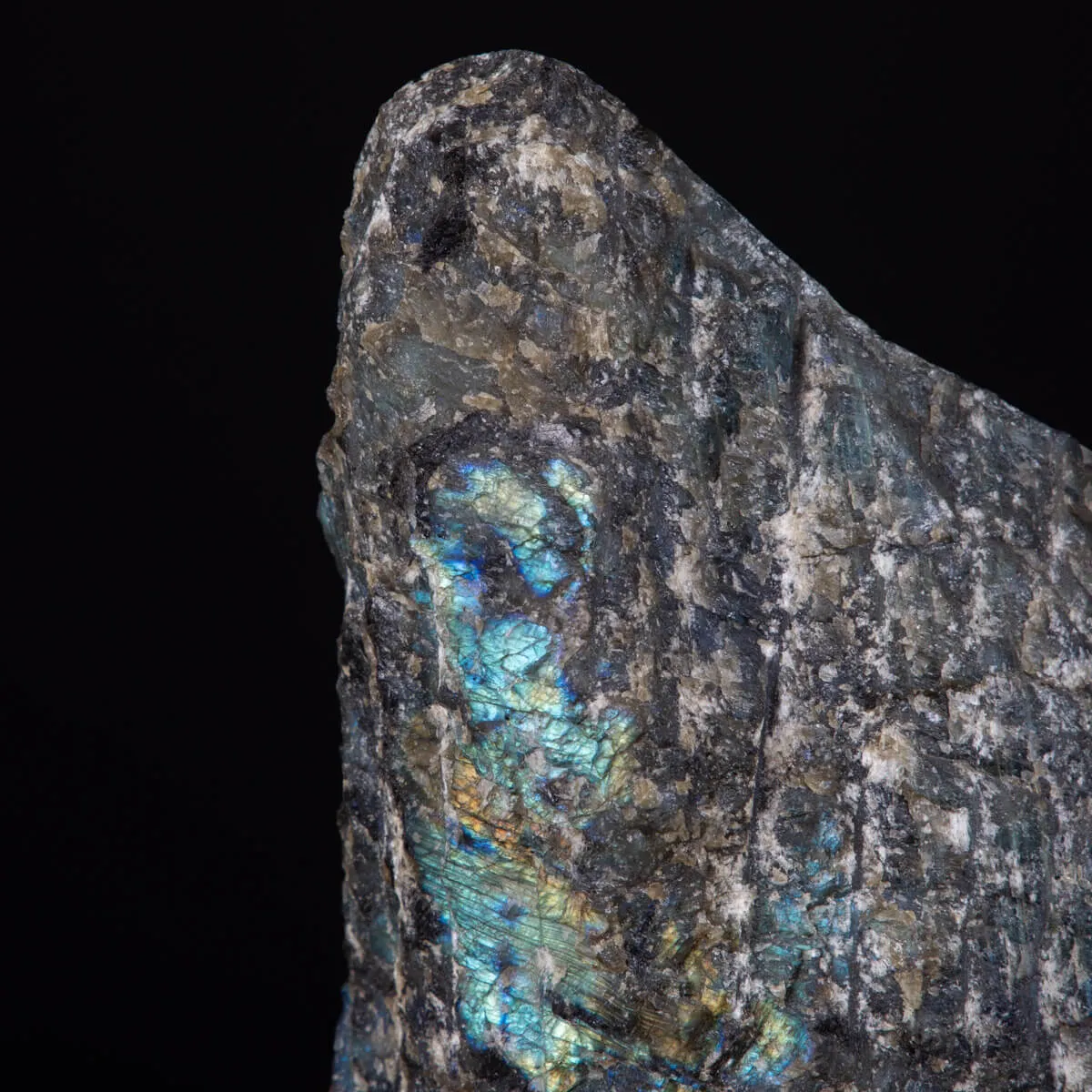 Pietra di Labradorite Unica per Design d'Interni.