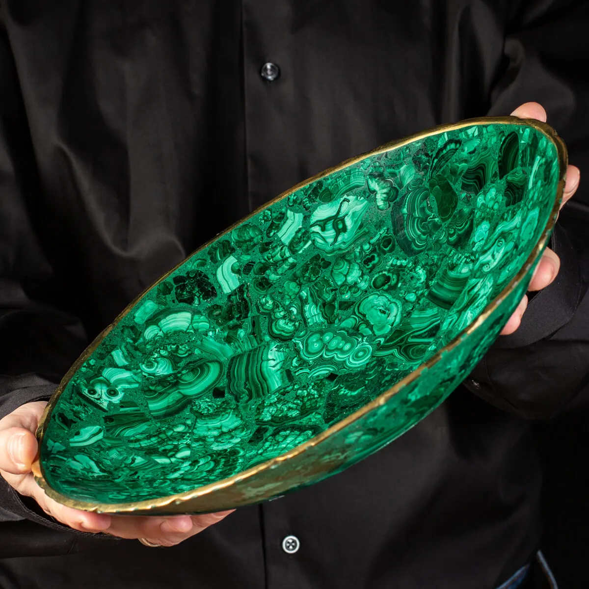 Vassoio in Malachite