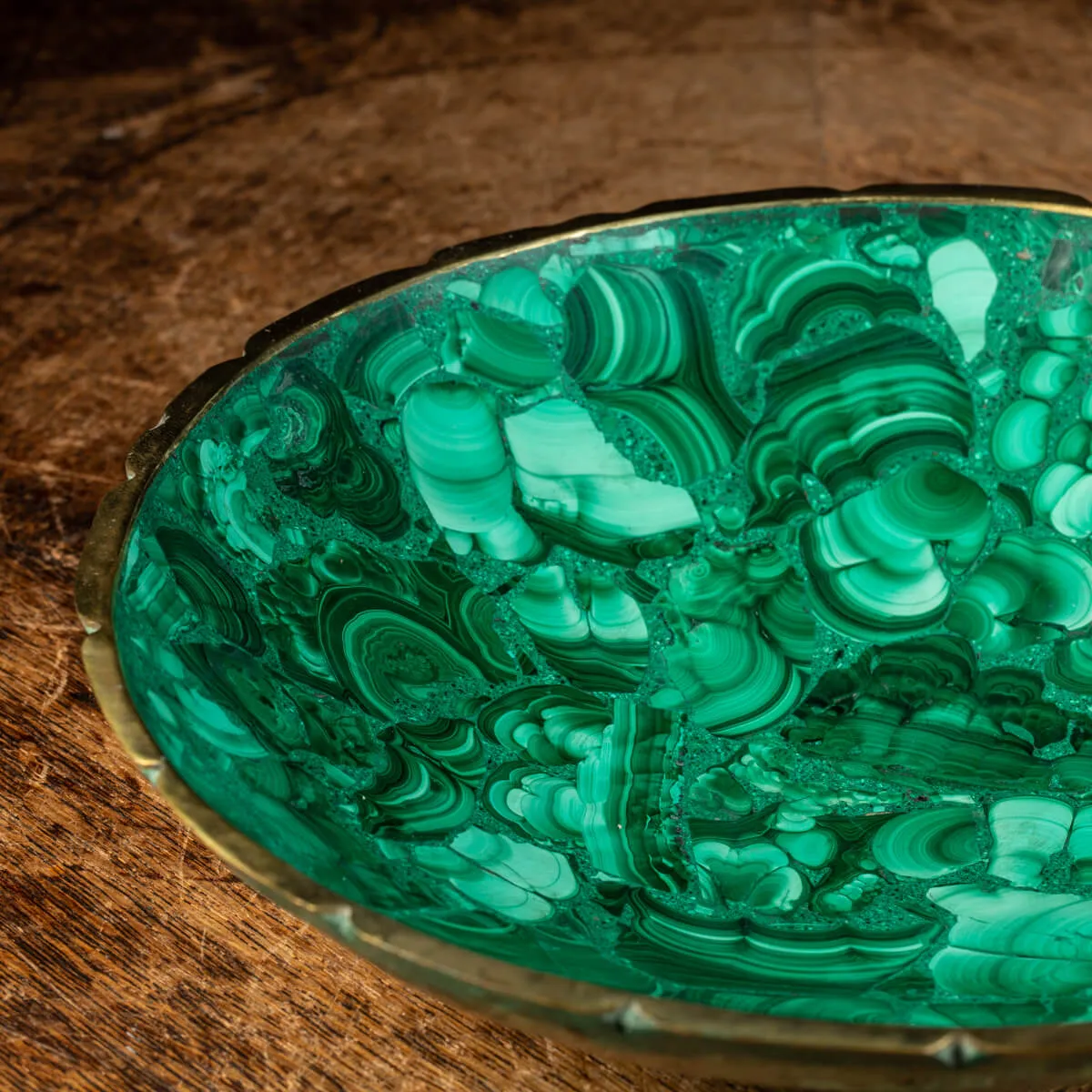 Vassoio in Malachite