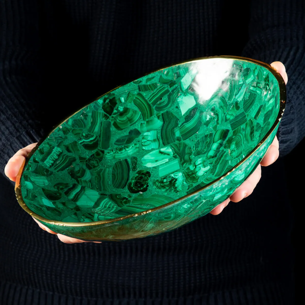 Vassoio in Malachite