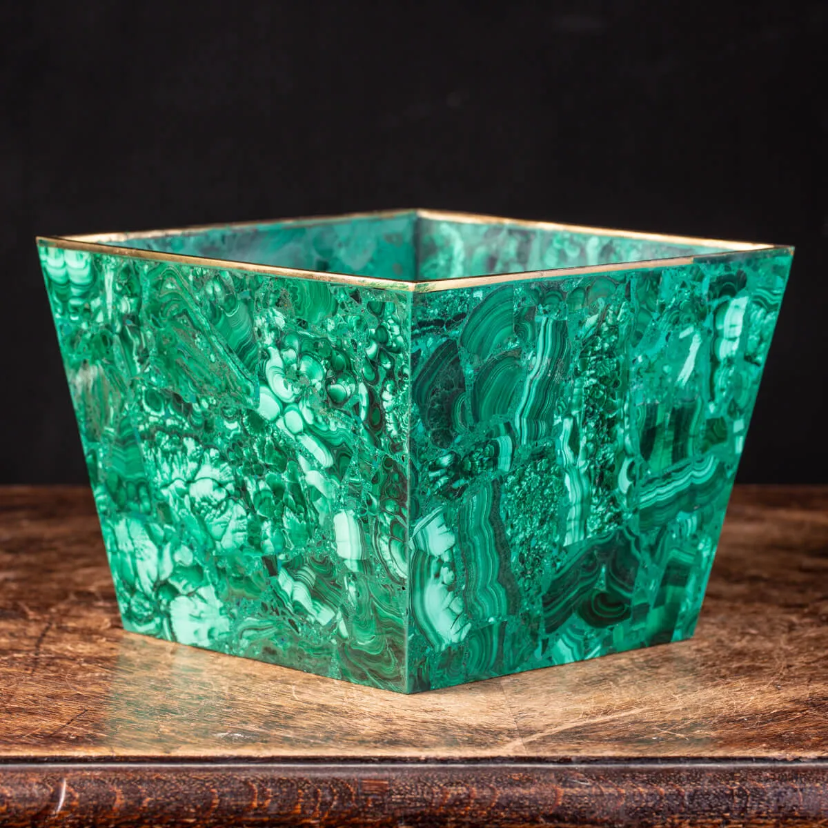 Vaso in Malachite