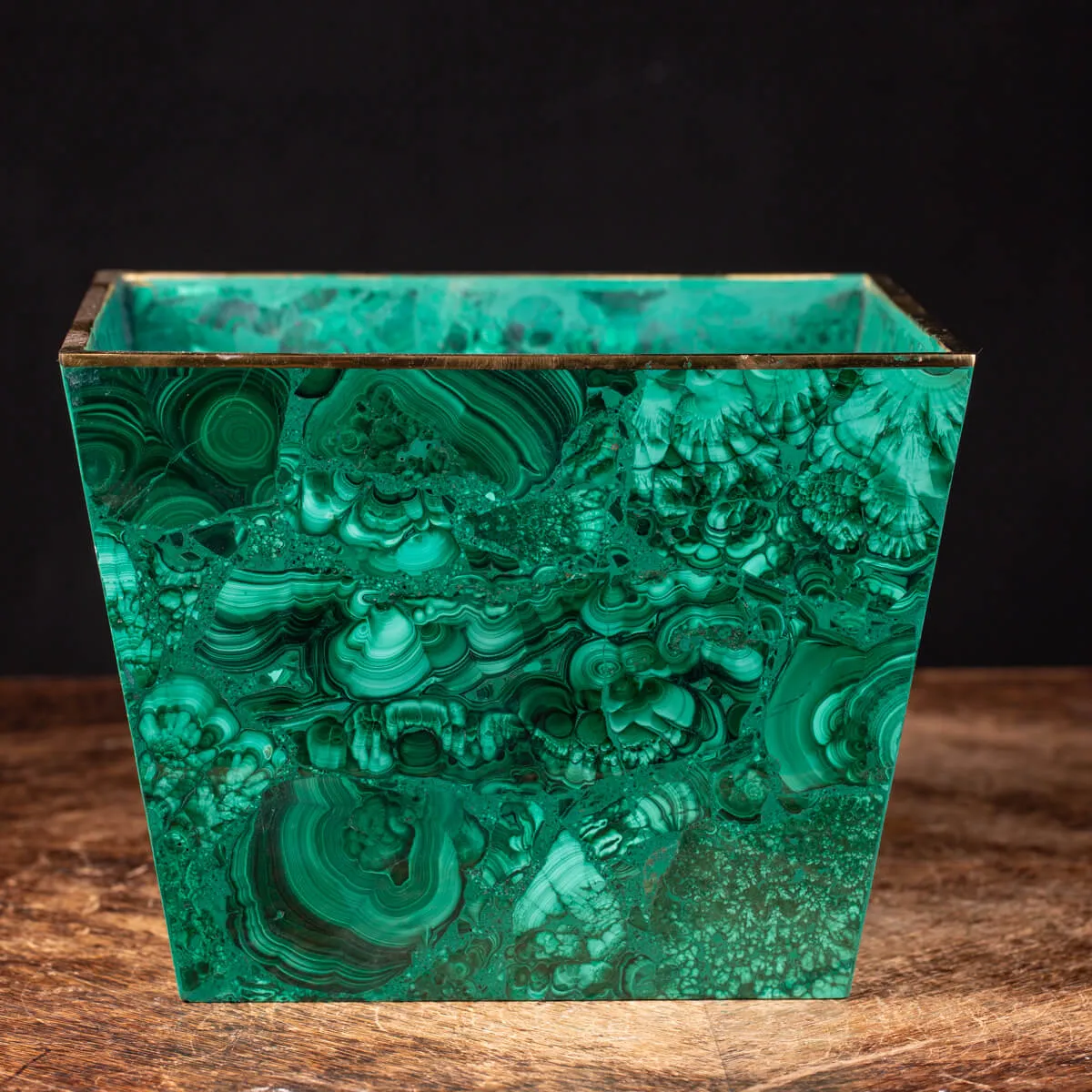 Vaso in Malachite